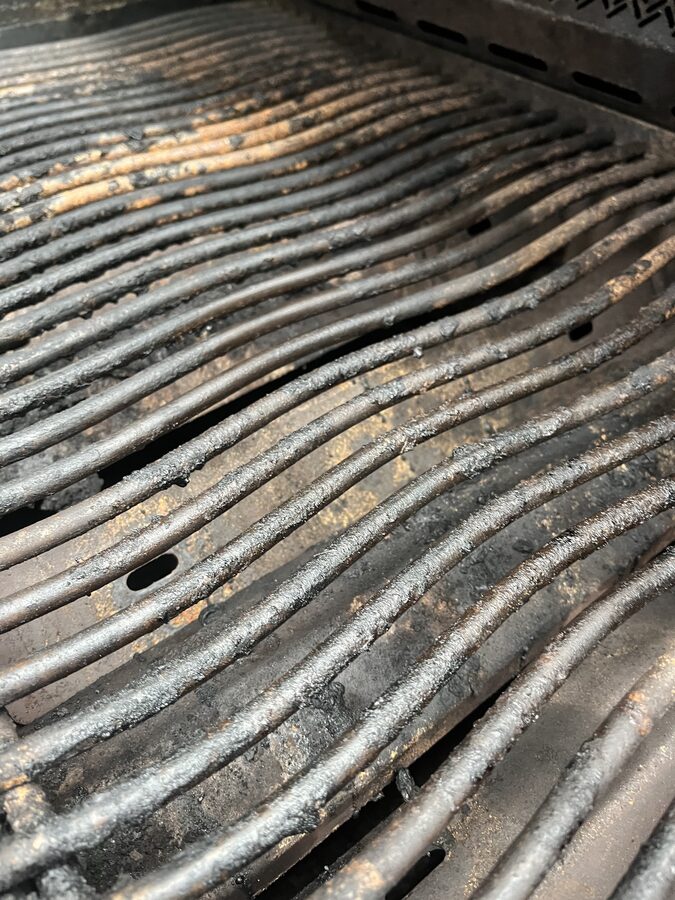 BBQ before cleaning — Parry Sound Muskoka