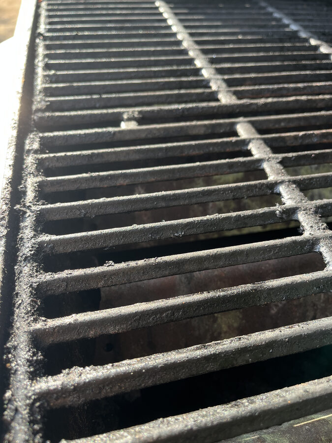 BBQ before cleaning — Parry Sound Muskoka
