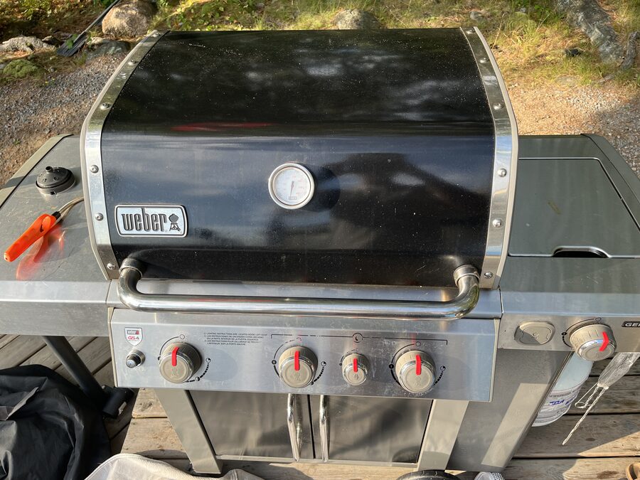 BBQ before cleaning — Parry Sound Muskoka